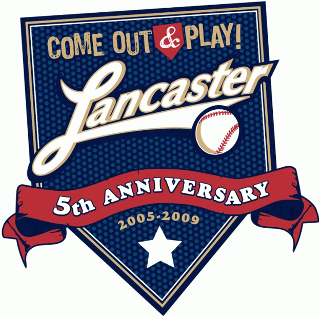 Lancaster Barnstormers 2009 Anniversary Logo iron on transfers for clothing